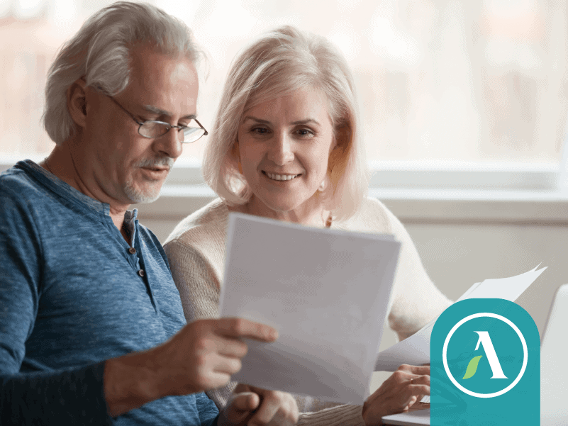 A couple discussing their will