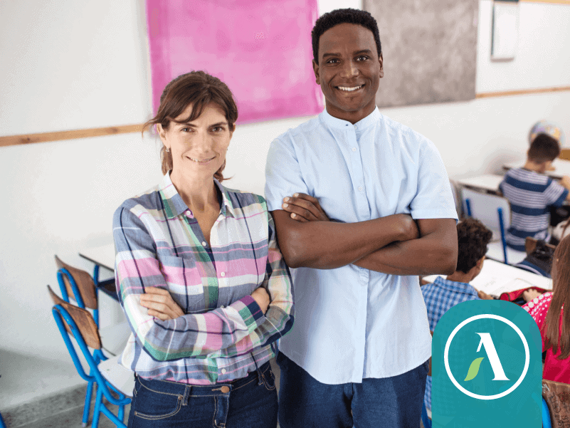 Smiling teachers